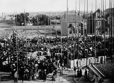 Grundsteinlegung 1900